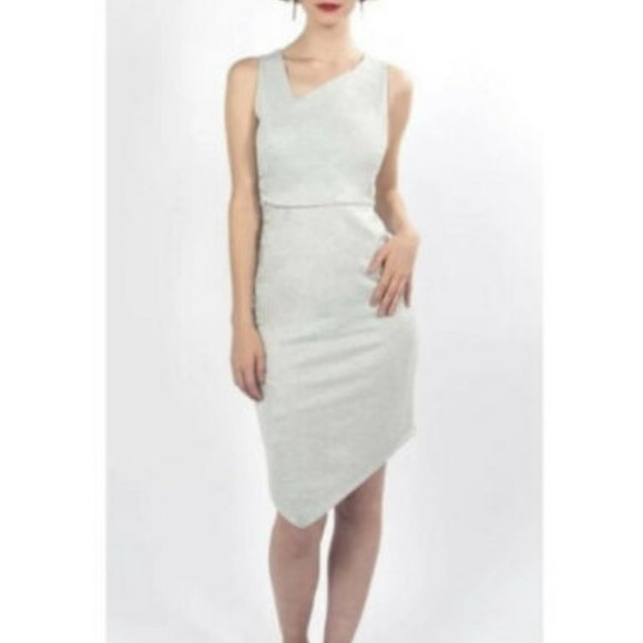 Betabrand Dresses & Skirts - Betabrand Dress XL No Sweat Silver Sparkle Cocktail Dress